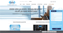 Desktop Screenshot of edensprings.ee