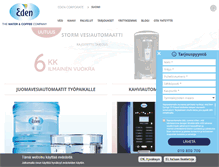 Tablet Screenshot of edensprings.fi